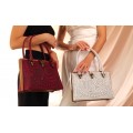 Evening bag for women, Top handle purse, Leather handbag tote, Handmade purses for wedding